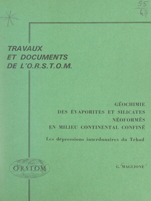 cover image of Géochimie des évaporites et silicates néoformés en milieu continental confiné